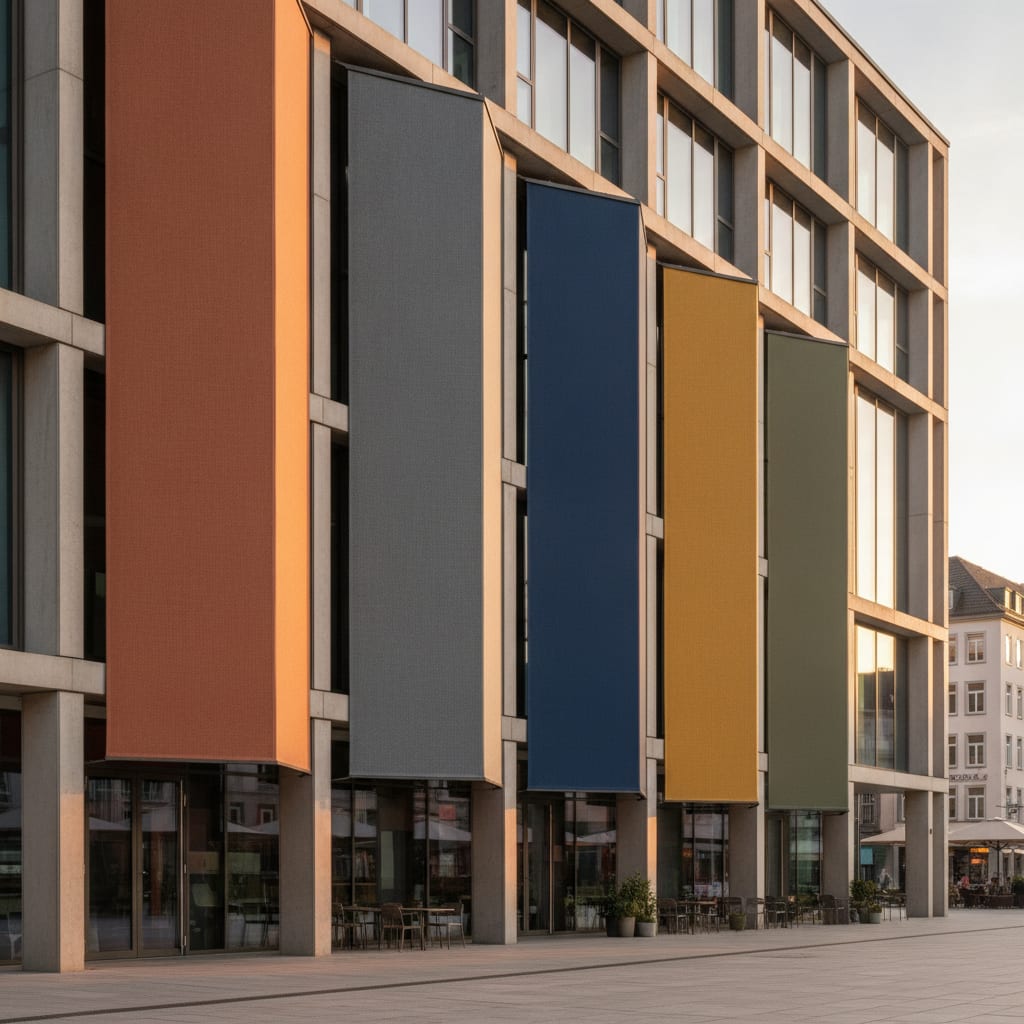 Markisen Stoffe & Farben Essen 2026: Fassaden-Guide